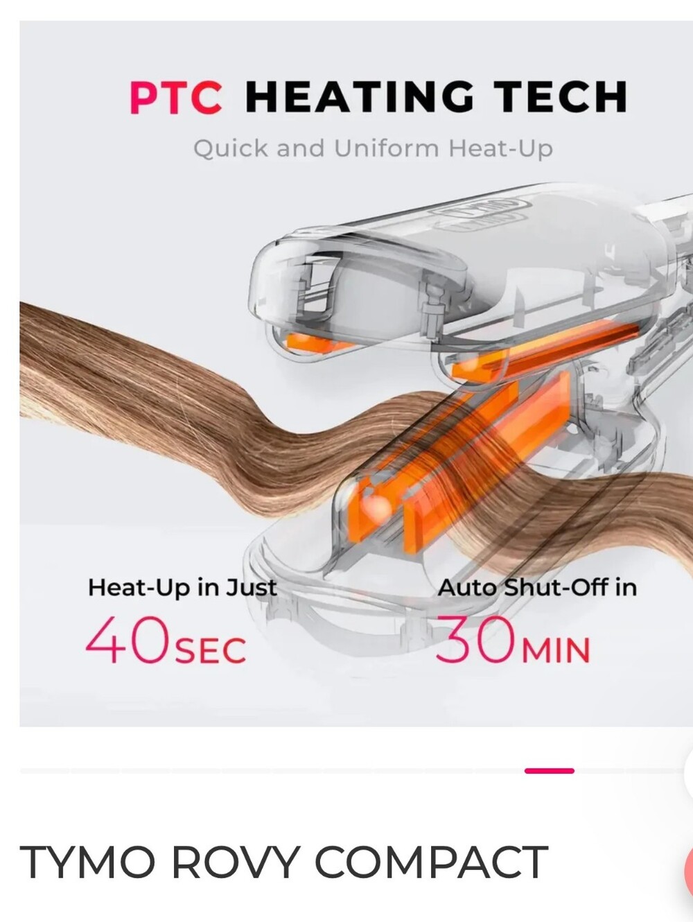 TYMO Rovy Compact Wave Curling Iron - Picture 2 of 3